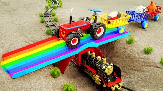 Top diy tractor making mini Concrete bridge #11 | diy tractor | water pump | @KeepVilla