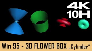 Windows 95 Screensaver - 3D Flower Box - 