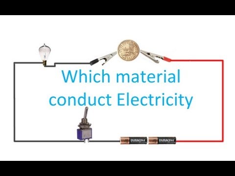 Science Project - Which material conduct Electricity - YouTube 9 way wiring diagrams 