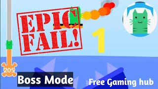 Kitten up 😭😰EPIC FAIL boss level Part 1 |  Free Gaming hub screenshot 4