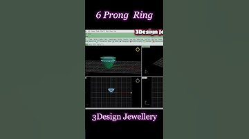 ||🔷How to make 6 Prong Head Ring in Matrix 9.0🔷|| #Matrix 9 || #Rhino 3D || #Tutorial