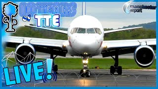 🔵LIVE Planespotting 10 YEARS OF TTE! at Manchester Airport #planespotting #livemanchesterairport