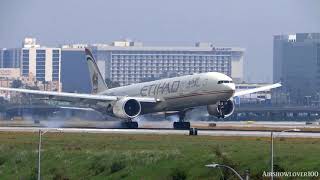 Etihad Airways Boeing 777-300ER Landing LAX
WOWza! What a beast!
Date: March 31, 2018
Registration: A6-ETL
Flight #: 89Q
Route: Abu Dhabi Intl (AUH) - Los Angeles Intl (LAX)
Runway Used: 24R
*****************************************************************************************************************
Previous Video: https://www.youtube.com/watch?v=4Mz2GgQSUo8 Etihad Airways Boeing 777-300ER Landing LAX