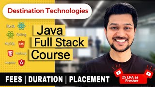 25 LPA as Fresher | Software Developer | Institute in Bangalore for Java Full Stack Course