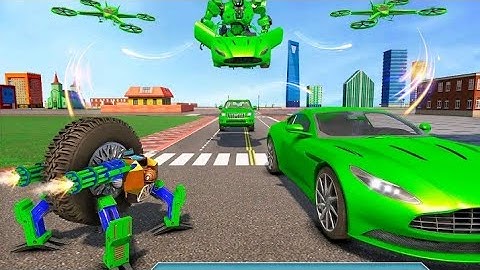 Spider Wheel Robot Transform Games - Android Gameplay