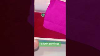 Silver 925 earrings, चाँदी की बुटी #new #jewelry #trending #silvercollection