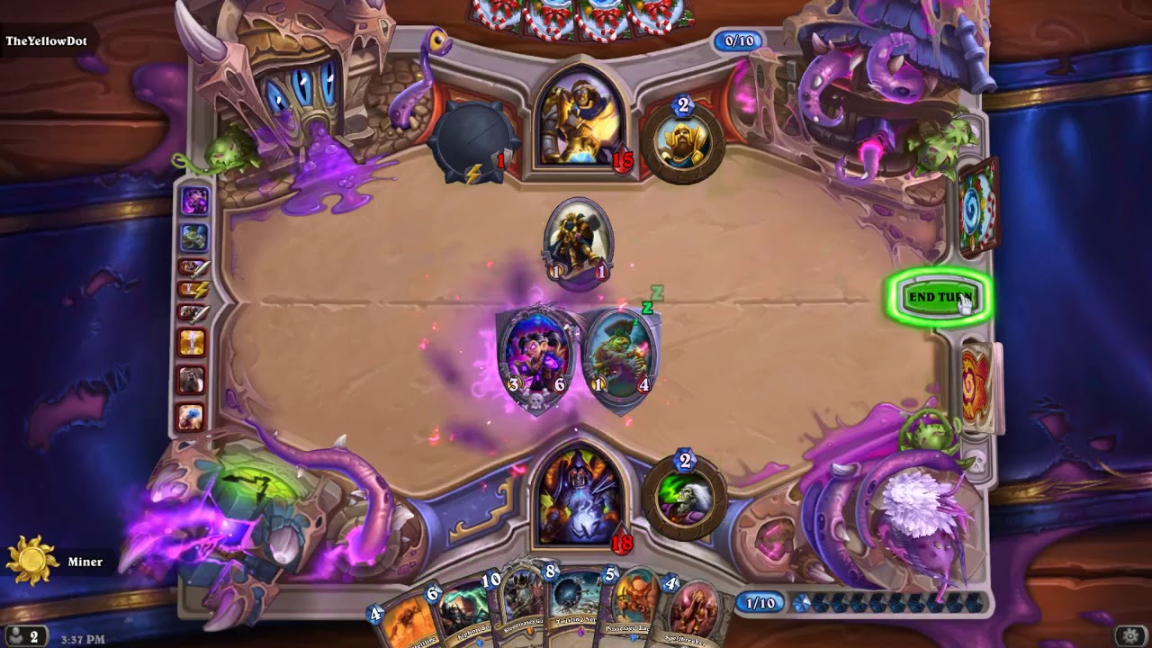 Hearthstone INSANE Highlights #1 Having luck test with Stonehill defender