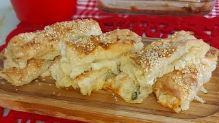 Su Böreği Tadında Di̇li̇mli̇ Tepsi̇ Böreği̇