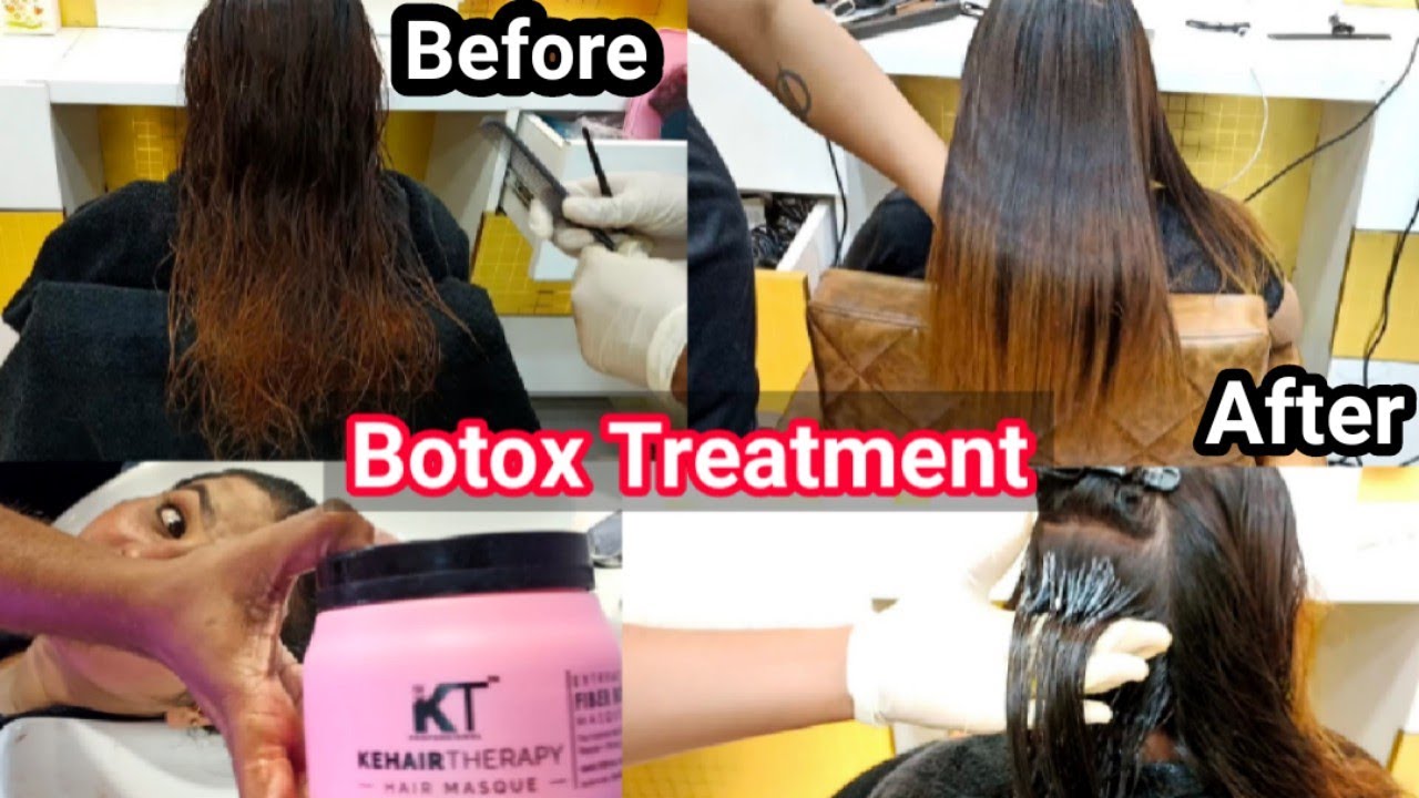 Botox Treatment Step By Step Full Tutorial ||Kt Fiber Botox|| ||Kt Ginger  Masque|| By Salonfact || - YouTube