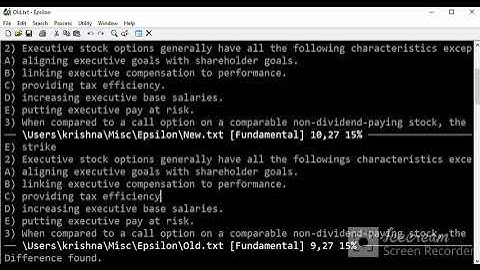Epsilon   Comparing two files