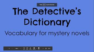 The Detective s Dictionary