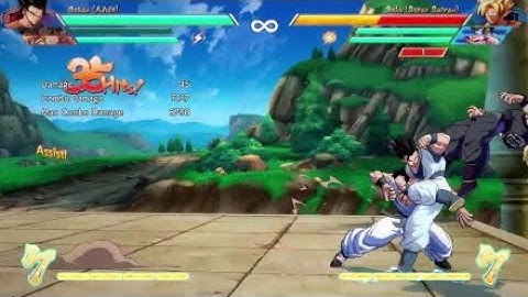 DBFZ : A. Gohan Leg Loops Practice