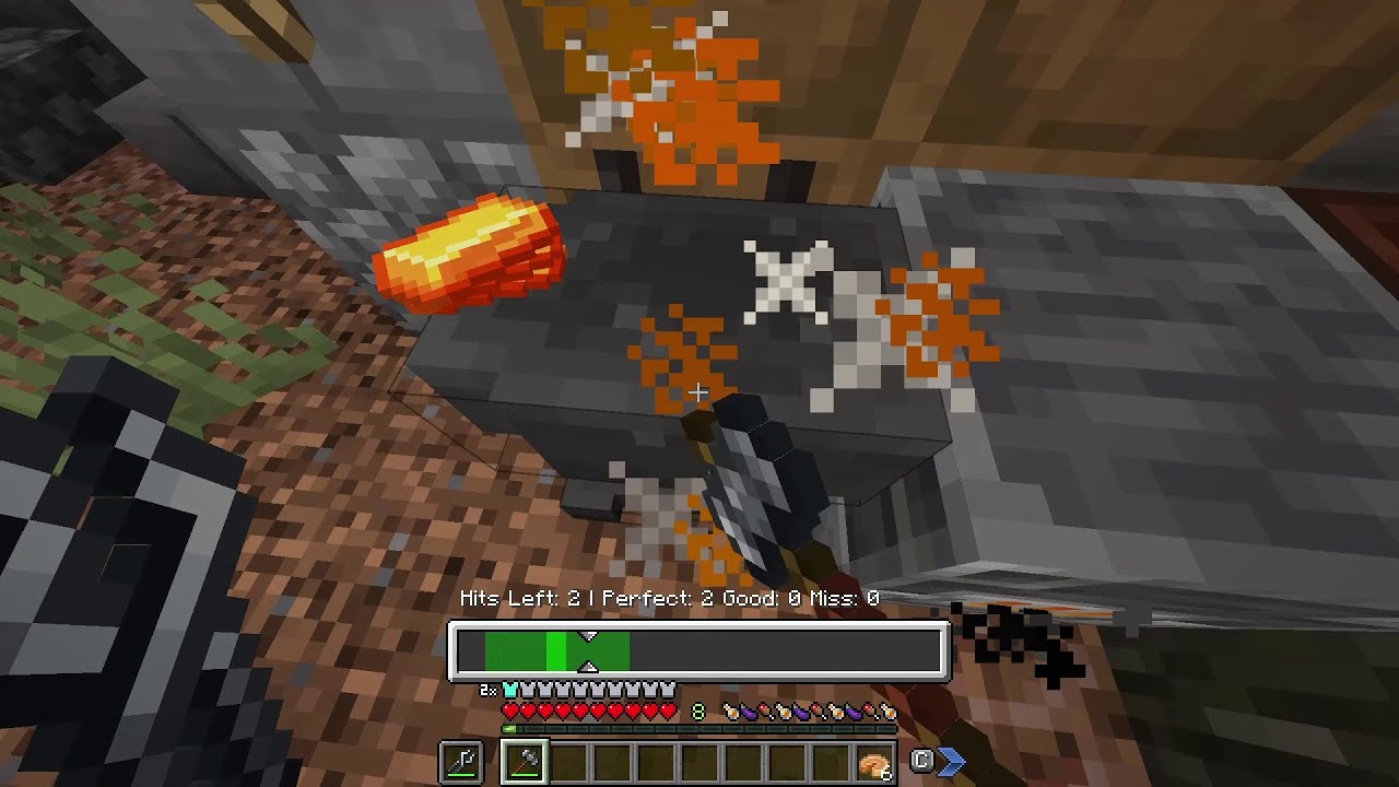 fantasia devlog #3 - better smithing, survival & combat