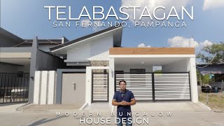 Modern Bungalow House and lot for SALE in San Fernando Pampanga | 3 Bedrooms | House Tour