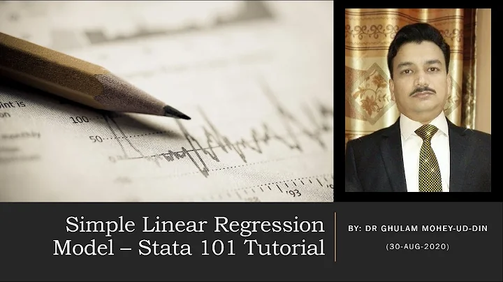 Simple Linear Regression Model: Step by Step Free Stata Regression Analysis - Free Economics Course