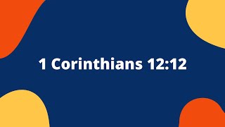 Bible Verse Of The Day Scripture 1 Corinthians 1212