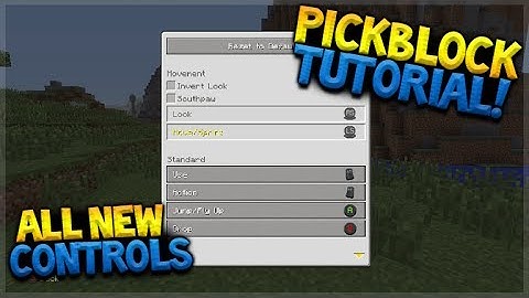 Minecraft Console Edition - NEW TU53 Controller Setting Tutorial & Pick Block Guide (Hidden Secrets)