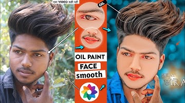 Toolwiz Oil Pain Photo Editing || Oil Paint Face Smooth Photo Editing Hindi Tutorial