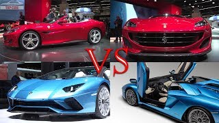 [top cars]: 2018 ferrari portofino vs lamborghini aventador s roadster
- comparison * engine: v12 6.5 l transmiss...