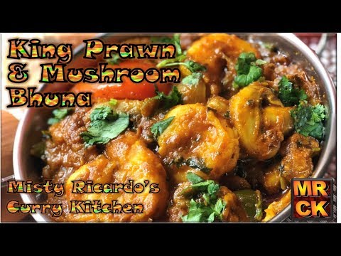 King Prawn & Mushroom Bhuna (Indian Restaurant Style)