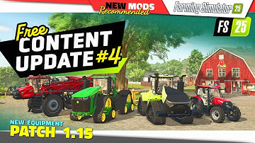 FS25 ★ TOP ★ PATCH 1.15 FREE Content Update - Farming Simulator 25 Mods Review QHD