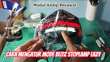 CARA SETTING MODUL BLITZ, MODUL CONTROLLER//Stoplamp lazy