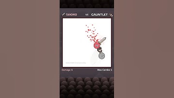 🗡 SWORD VS GAUNTLET 👊 #satisfying #simulation #physics #rpg #gamedev