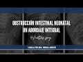 Abordaje obstrucción intestinal en el recién nacido