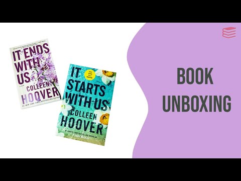 It Starts with Us & It Ends With Us by Colleen Hoover - Book Unboxing