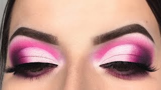 Smokey Pink Cut Crease Makeup Tutorial - Take Me Back to Brazil Palette