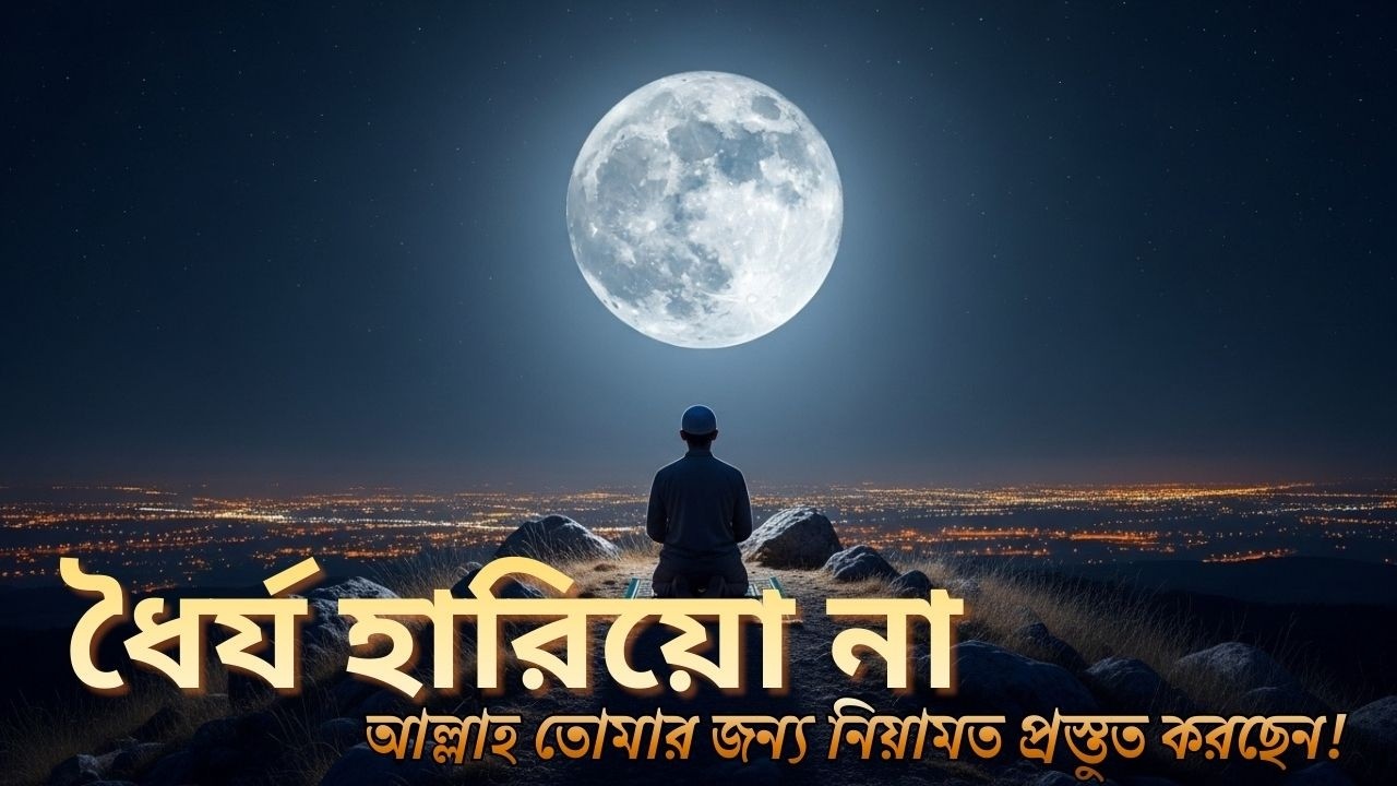 ধৈর্য হারিয়ো না—আল্লাহ তোমার জন্য বড় এক নিয়ামত প্রস্তুত করছেন!