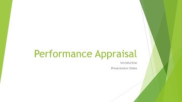 Performance Appraisals Introduction