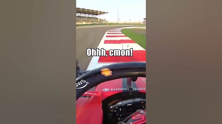Carlos Sainz is bothered during practice. —#carlossainz #sainz #f1