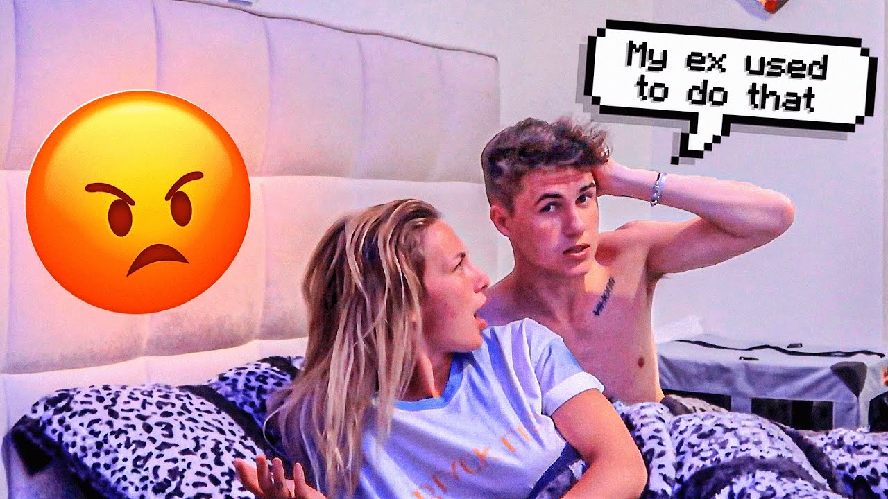 "MY EX USED TO DO THAT" Prank On Fiance!