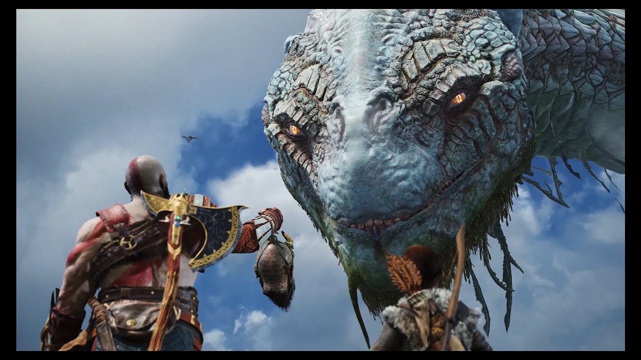 God of War (2018) - Mimir Speaks To The World Serpaint 1080p