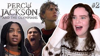 Watching Percy Jackson for the first time without reading the books! episode 2 reaction & commentary