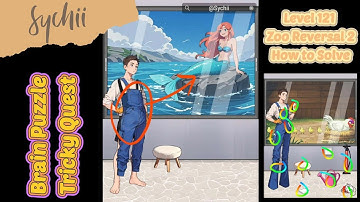 Level 122: Brain Puzzle Tricky Quest: Zoo Reversal 2. how to solve #brainpuzzle #trickyquest