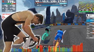 картинка: Копаем ГЛУБОКО.. Моя первая гонка Zwift за 4 месяца