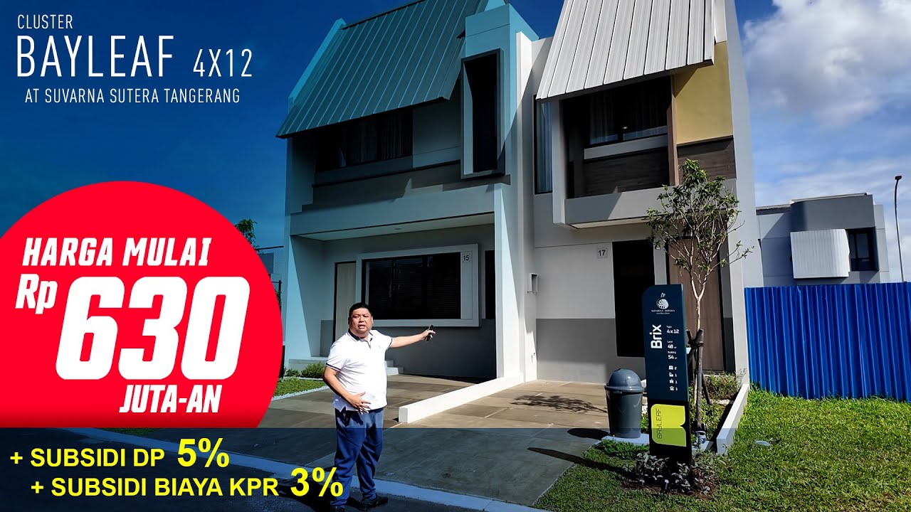 NEW LAUNCH @ SUVARNA SUTERA TANGERANG | BAYLEAF 4x12 | RUMAH MUNGIL DENGAN LAY OUT LUAR BIASA