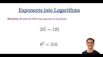 Math Pre-Calculus: Rewriting Exponents as Logarithms (Log Help)