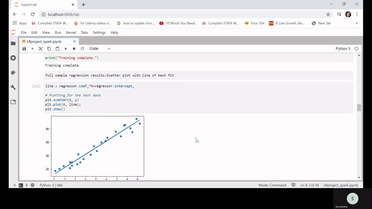 Model Prediction using linear regression in python - YouTube