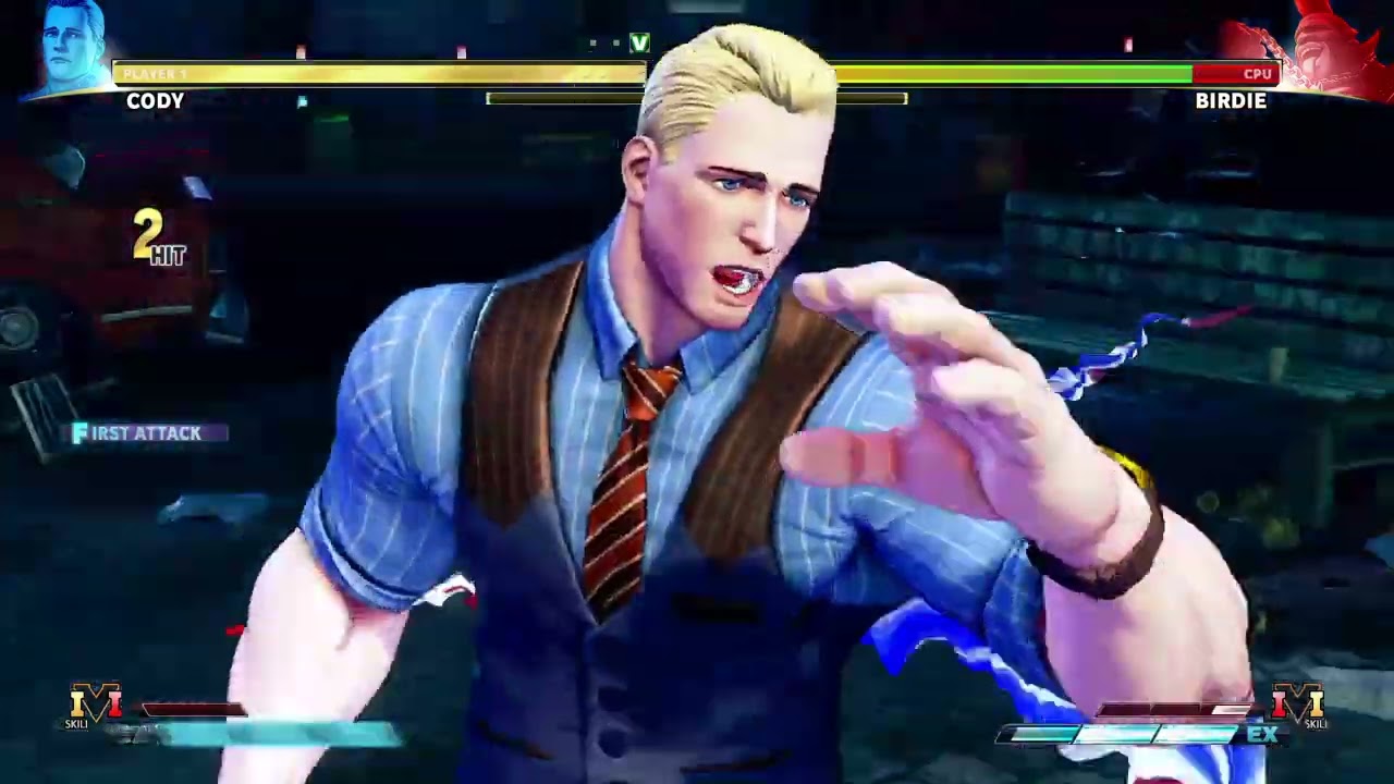 STREET FIGHTER V Cody vs Birdie