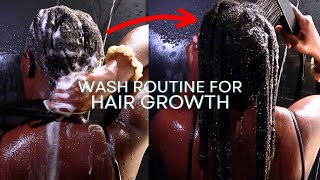 MY UPDATED WASH ROUTINE |MINI BRAIDS FOR HAIR GROWTH