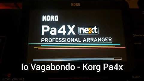 Io Vagabondo - Korg pa4x