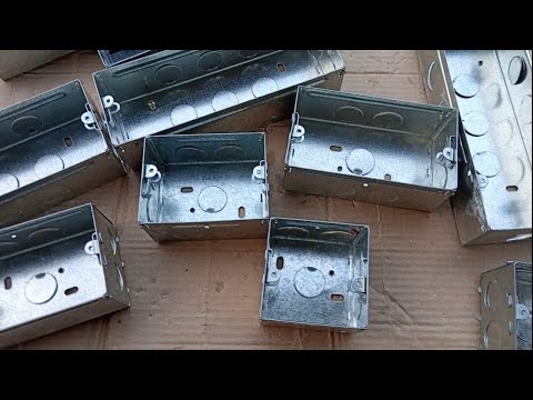 Modular Metal Box Details | Electrical Metal Box For Modular Switch Board | Electrical Work