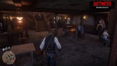 How to throw NPCs out of the window at the Valentine‘s saloon. Red Dead Redemption 2