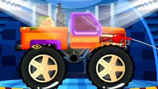 Машинки. Монстр Трак Мультик На Русском - Супер Автосервис. Monster Truck Wash And Spa