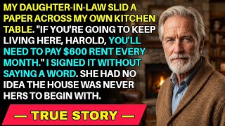 My Daughter-in-Law Charged Me $600 Rent for My Own House — I Signed It... Then Everything Changed