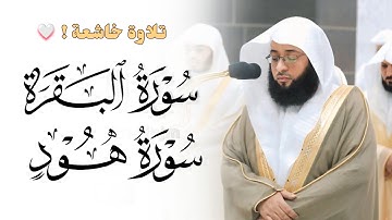 بخشوع ويتجلى ويبدع مع التحبير في تلاوة رائعة لسورتيّ البـقرة وهـود