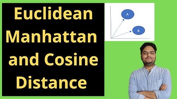 Euclidean Manhattan and Cosine Distance | Euclidean distance vs Cosine similarity